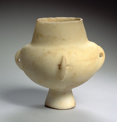 Kykladische Kandila, Grotta-Pelos-Kultur, 3000-2800 v. Chr. von Greek